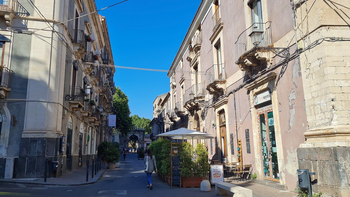 The baroque churches of Via dei Crociferi in Catania